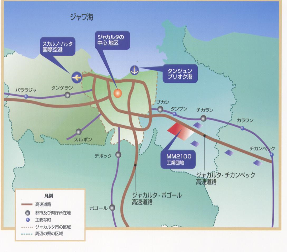 MM2100工業団地 map