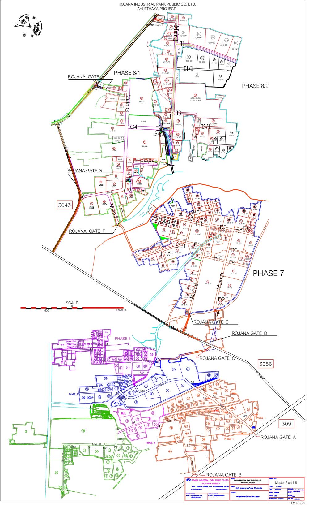 ロジャナ・アユタヤ工業団地 map