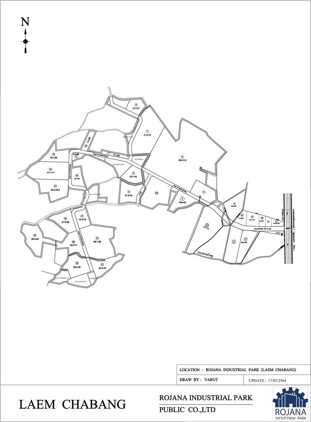 ロジャナ・レムチャバン工業団地 map