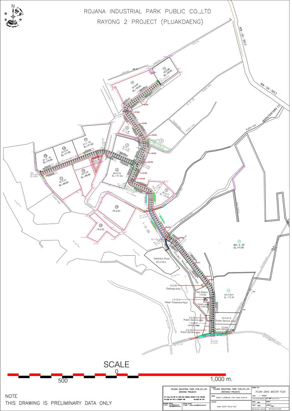 ロジャナ・ラヨン２工業団地 （プルアクデーン） map