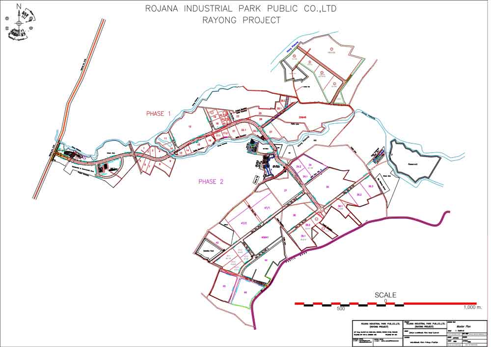 ロジャナ・ラヨン1工業団地（バンカイ） map
