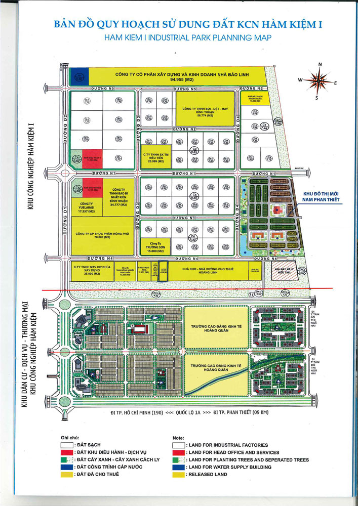 Ham KiemⅠ Industrial Park map