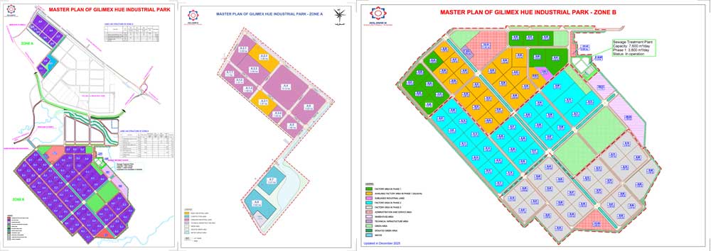 【中部】Gilimex Hue Industrial Park map