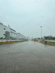 建設が進む産業エリア
